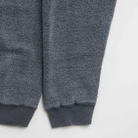 Sunray Spirit Womens Hina Reversed Fleece Crewneck Sweatshirt in Pigment Blue thumbnail