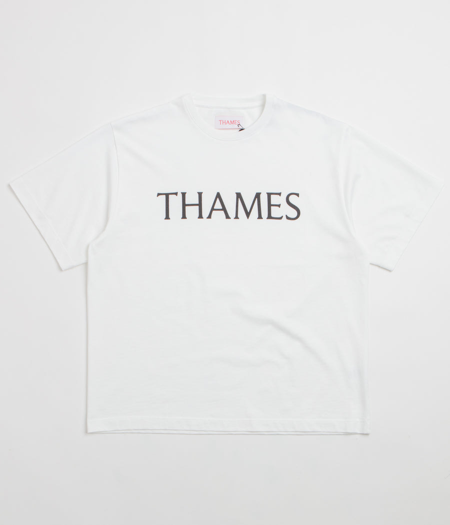 Thames MMXX Letters T-Shirt - White