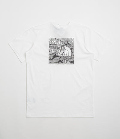 The North Face Box NSE Celebration T-Shirt in TNF White