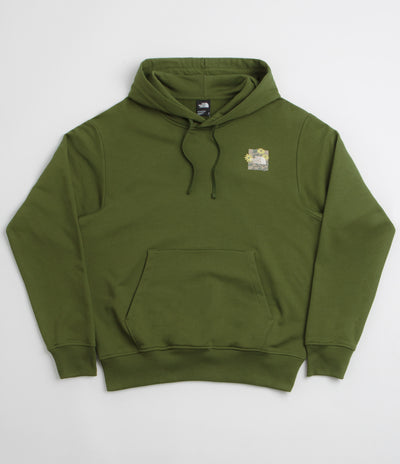 The North Face Connect Relaxed Graphic Hoodie - Woodland Green