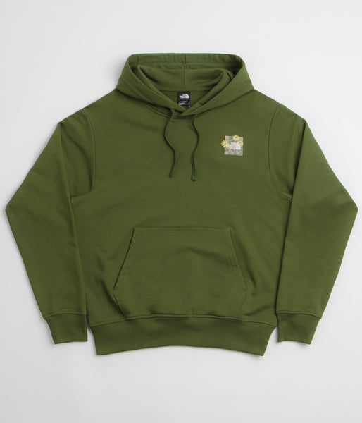 The North Face Connect Relaxed Graphic Hoodie - Woodland Green