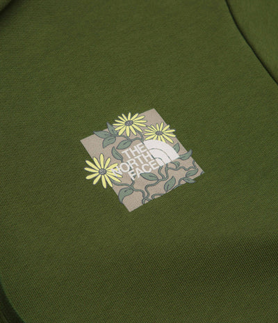 The North Face Connect Relaxed Graphic Hoodie - Woodland Green