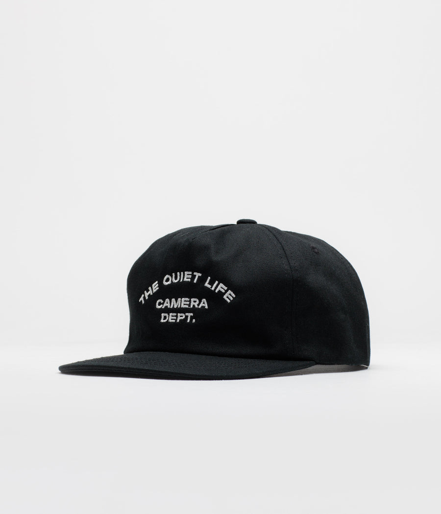 The Quiet Life Camera Dept Unstructured Cap - Black