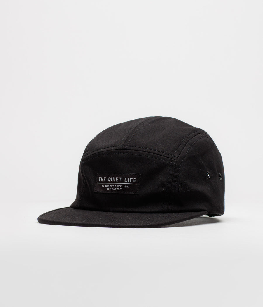The Quiet Life Foundation 5 Panel Cap - Black