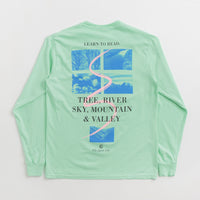 The Quiet Life Nature is a Language Long Sleeve T-Shirt - Mist thumbnail