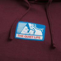 The Quiet Life Walks Do Wonders Hoodie - Burgundy thumbnail