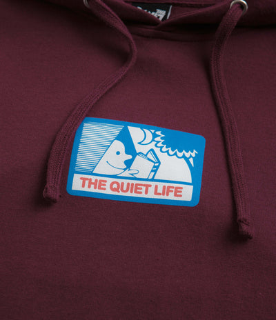 The Quiet Life Walks Do Wonders Hoodie - Burgundy