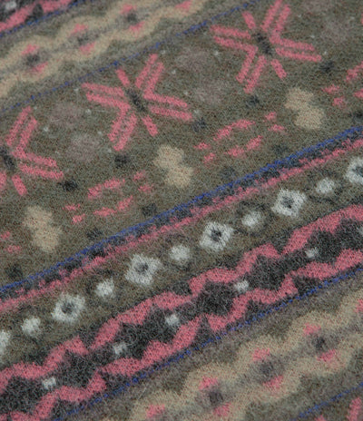 thisisneverthat Fair Isle Knit Sweatshirt - Olive