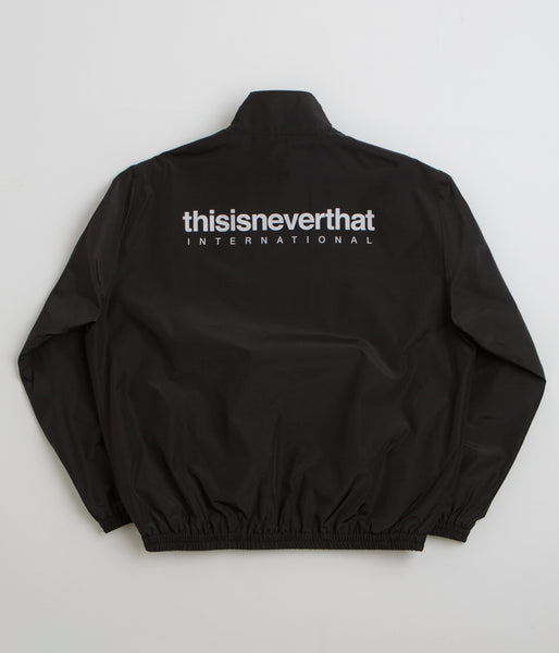 thisisneverthat INTL. Team Jacket - Black | Flatspot