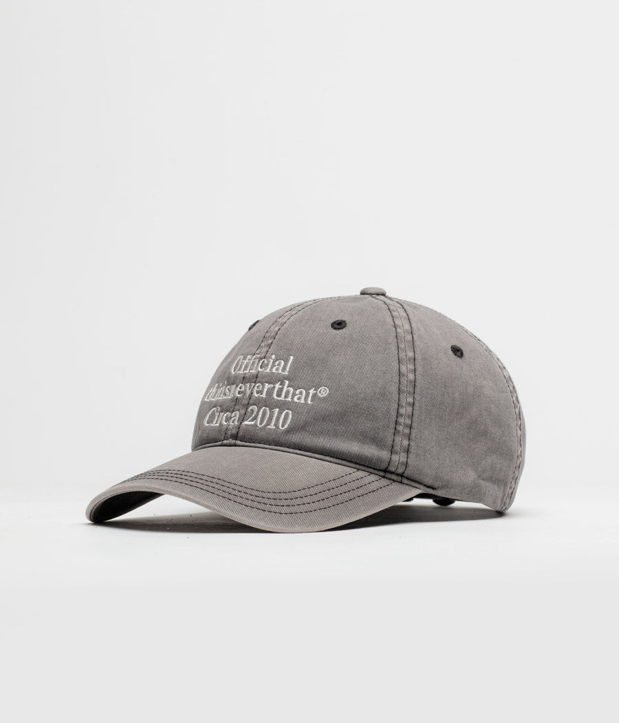 thisisneverthat Overdyed Times Cap - Charcoal