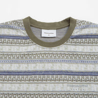thisisneverthat Pattern Striped Long Sleeve T-Shirt - Ivory thumbnail