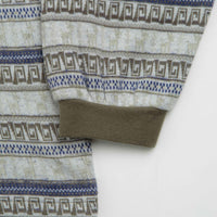 thisisneverthat Pattern Striped Long Sleeve T-Shirt - Ivory thumbnail