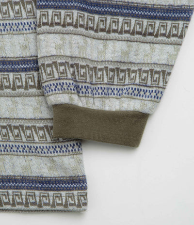 thisisneverthat Pattern Striped Long Sleeve T-Shirt - Ivory