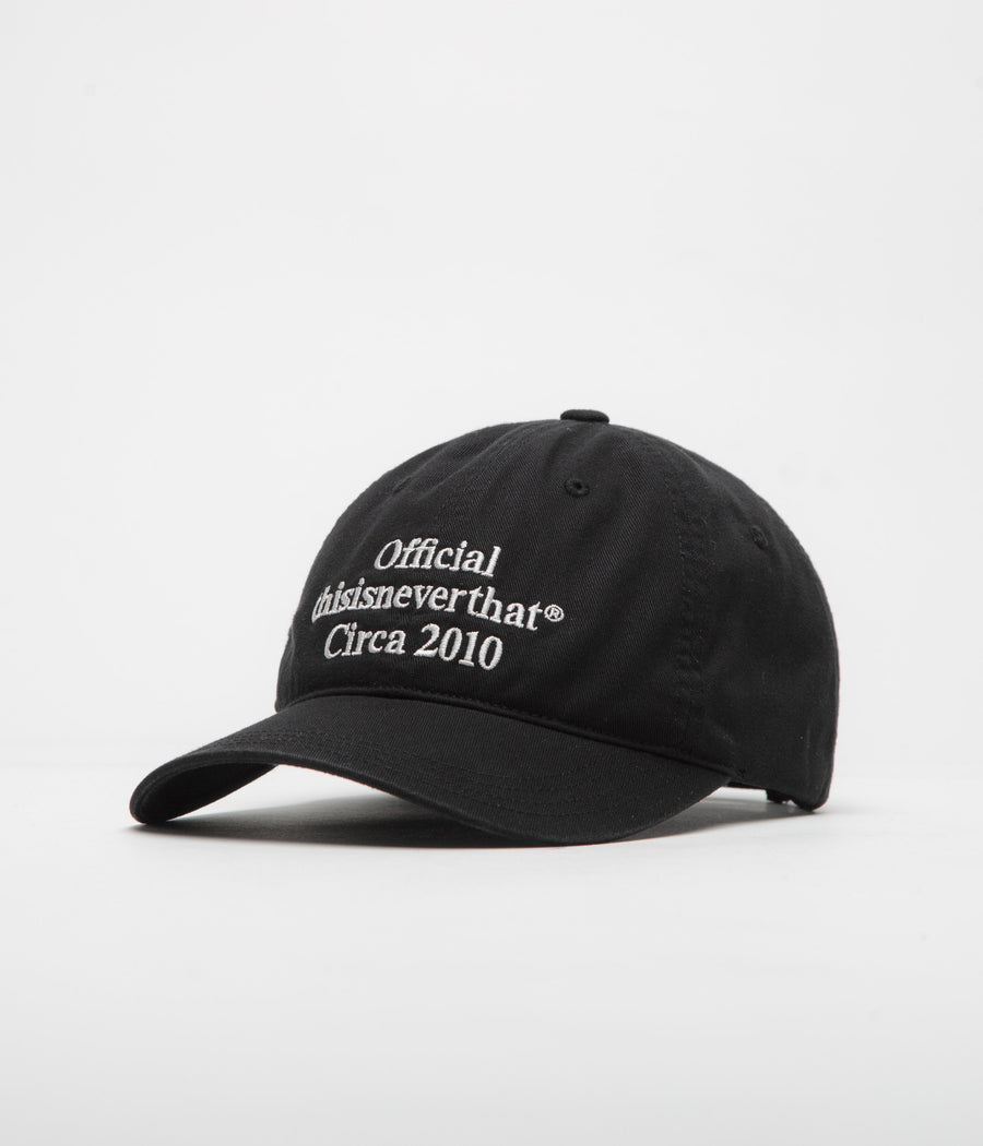thisisneverthat Times Cap in Black