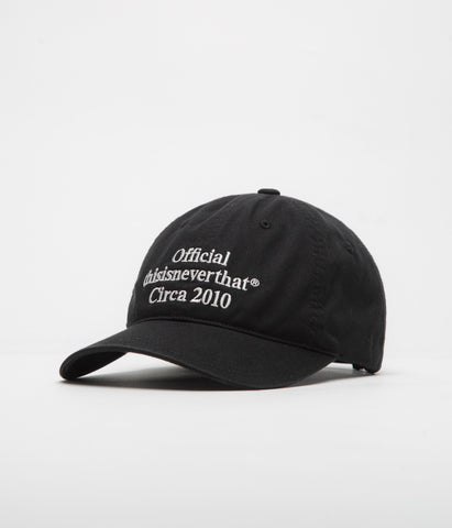 帽子 thisisneverthat Times Cap Black thisisneverthat Times Cap - Black | Flatspot