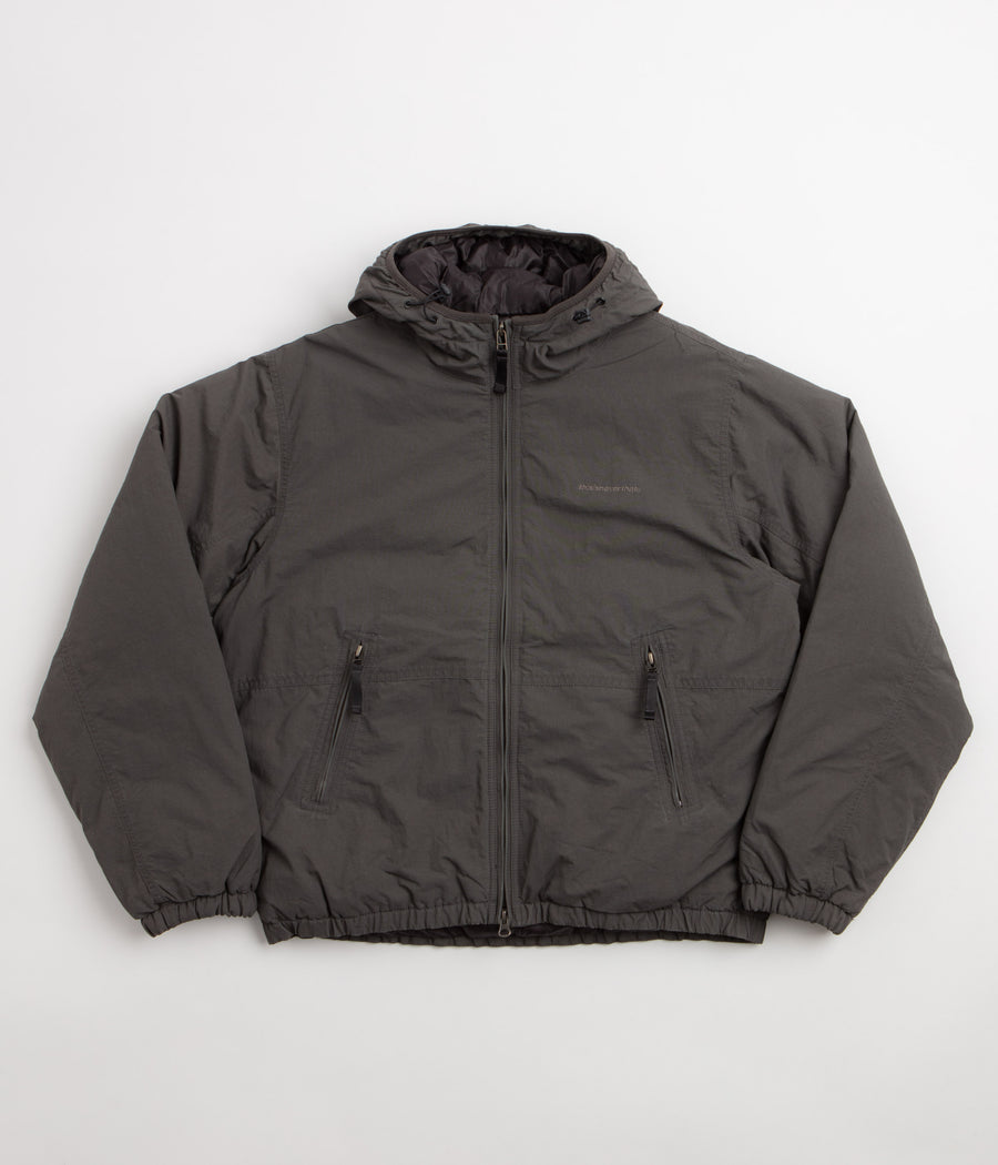 thisisneverthat Washed Down Puffer Jacket - Charcoal