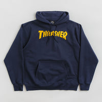 Thrasher Cover Logo Hoodie - Navy thumbnail