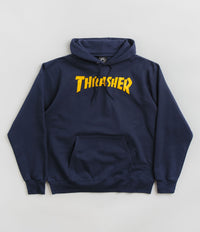 Thrasher Cover Logo Hoodie in Navy