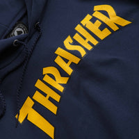 Thrasher Cover Logo Hoodie - Navy thumbnail