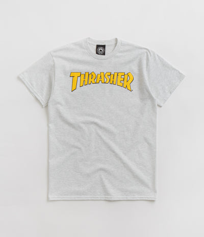 Thrasher Cover Logo T-Shirt - Ash Grey