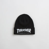 Thrasher Embroidered Logo Beanie - Black / White thumbnail