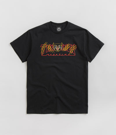 Thrasher Gato T-Shirt - Black