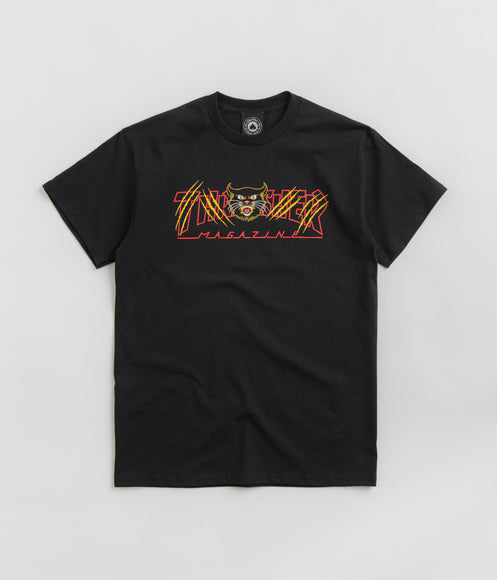 Thrasher Gato T-Shirt - Black