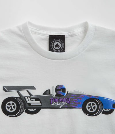Thrasher Racecar T-Shirt - White