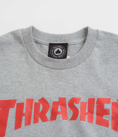 Thrasher Skate Mag T-Shirt - Grey / Red