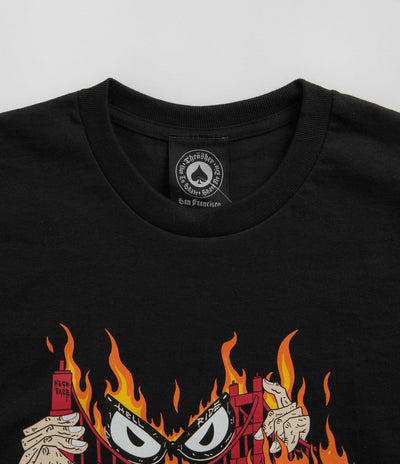 Thrasher Sucka Free By Neckface T-Shirt in Black