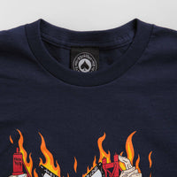 Thrasher Sucka Free By Neckface T-Shirt - Navy thumbnail