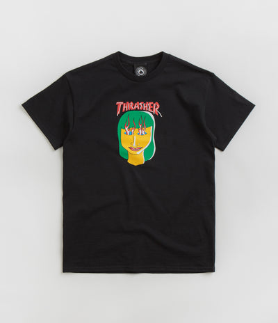 Thrasher Talk Shit By Gonz T-Shirt in Black