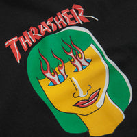 Thrasher Talk Shit By Gonz T-Shirt in Black thumbnail