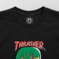Thrasher Talk Shit By Gonz T-Shirt - Black thumbnail