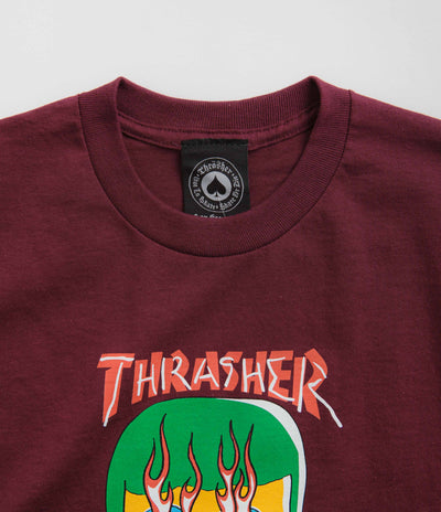Thrasher Talk Shit By Gonz T-Shirt - Maroon