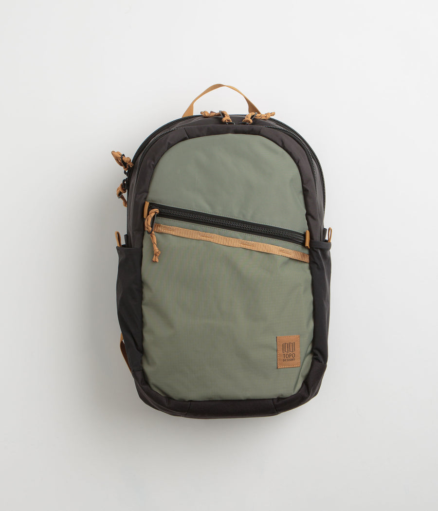 Topo Designs Commuter Backpack in Beetle and Khaki