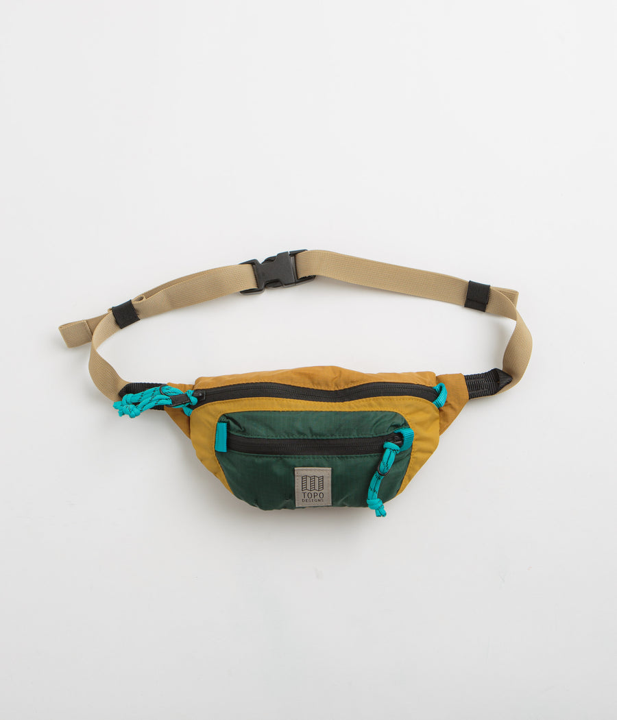 Topo Designs Mountain Waist Pack in Mustard and Forest