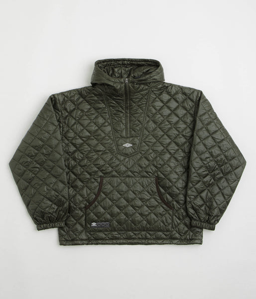 Umbro Masked Diamond Anorak - Dark Olive | flatspot