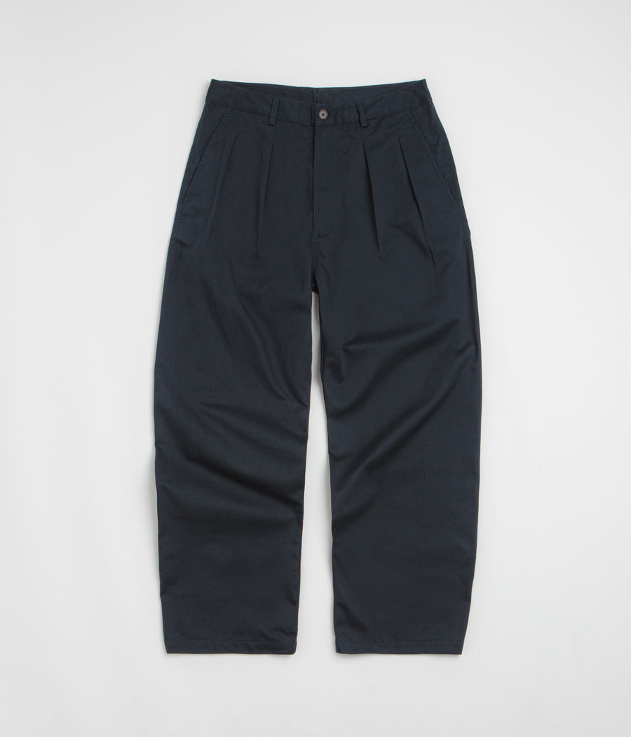 Universal Works Double Pleat Pants - Navy