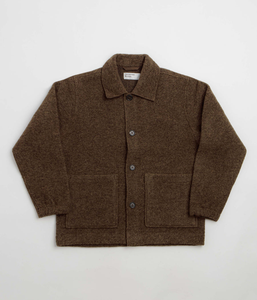 Universal Works Rams Jacket - Brown Marl