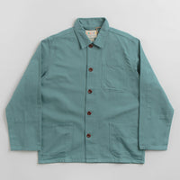 Uskees 3001 Buttoned Overshirt - Eucalyptus thumbnail