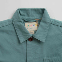 Uskees 3001 Buttoned Overshirt - Eucalyptus thumbnail