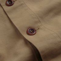 Uskees 3001 Buttoned Overshirt - Khaki thumbnail