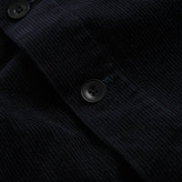 Uskees 3001 Cord Buttoned Overshirt - Midnight Blue thumbnail