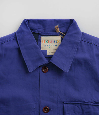 Uskees 3003 Buttoned Work Shirt - Ultra Blue