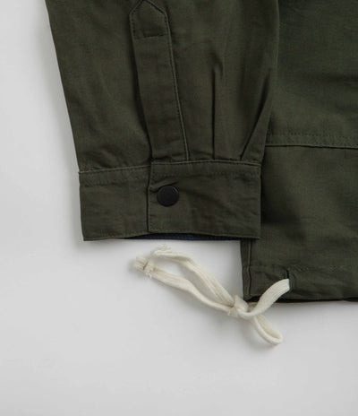 Uskees 3013 Oversized Coach Jacket - Vine Green
