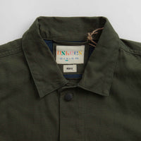 Uskees 3013 Oversized Coach Jacket - Vine Green thumbnail