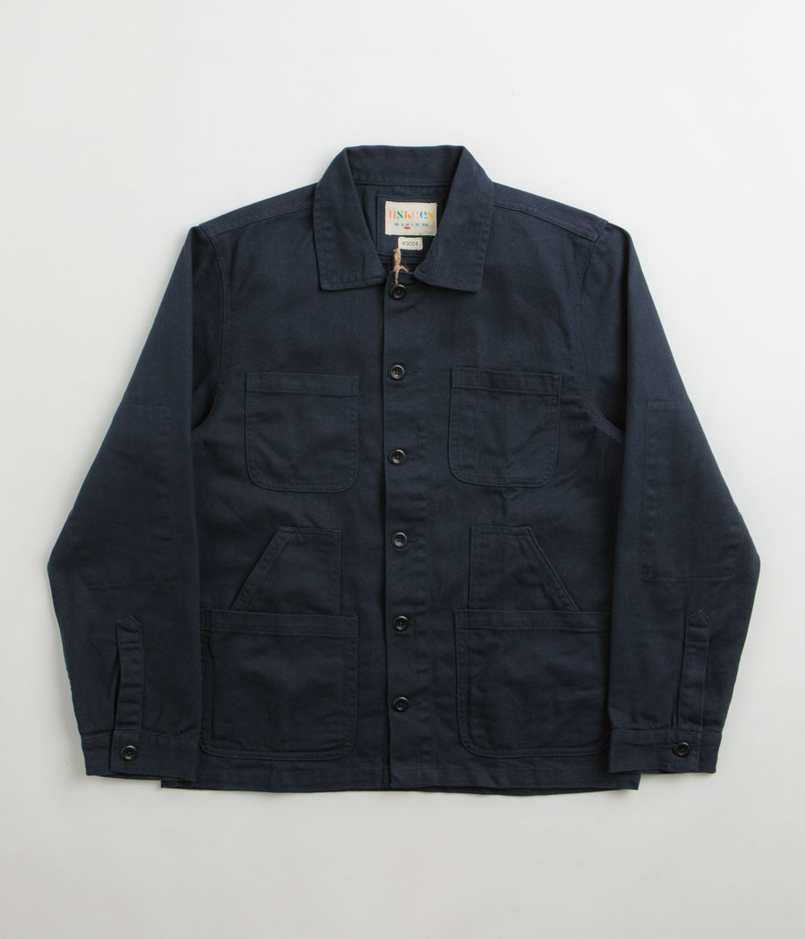Uskees 3024 Layered Pockets Drill Overshirt - Blueberry