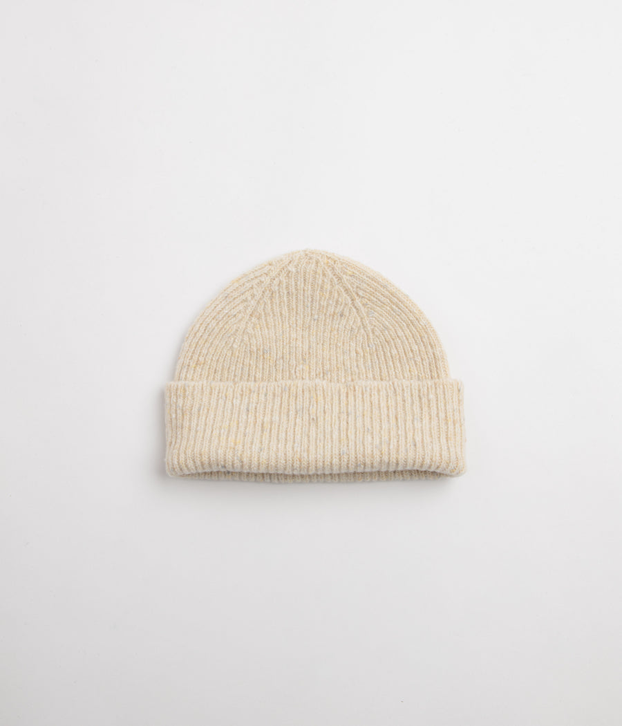 Uskees 4003 Speckled Donegal Wool Beanie - Magnolia