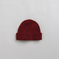 Uskees 4003 Speckled Donegal Wool Beanie - Merlot thumbnail